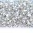 Бисер японский TOHO Hexagon шестиугольный 11/0 #0021F хрусталь матовый, серебряная линия внутри, 5 грамм - Бисер японский TOHO Hexagon шестиугольный 11/0 #0021F хрусталь матовый, серебряная линия внутри, 5 грамм