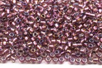 Бисер японский TOHO круглый 11/0 #0267 хрусталь/розовое золото, окрашенный изнутри, 10 грамм