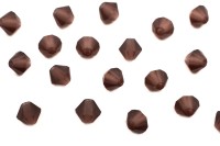 Бусины биконусы хрустальные 4мм, цвет BURGUNDY MATT, 746-050, 20шт
