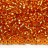 Бисер чешский PRECIOSA круглый 10/0 18289 оранжевый, серебряная линия внутри, 1 сорт, 50г - Бисер чешский PRECIOSA круглый 10/0 18289 оранжевый, серебряная линия внутри, 1 сорт, 50г