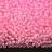Бисер чешский PRECIOSA круглый 10/0 38173 прозрачный, розовая линия внутри, 2 сорт, 50г - Бисер чешский PRECIOSA круглый 10/0 38173 прозрачный, розовая линия внутри, 2 сорт, 50г