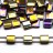 Бисер японский MIYUKI TILA #0188 пурпурный/золотистый ирис, металлизированный, 5 грамм - Бисер японский MIYUKI TILA #0188 пурпурный/золотистый ирис, металлизированный, 5 грамм