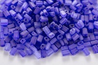 Бисер чешский PRECIOSA ОБЛОНГ 3,5х5мм 30030М микс матовый синий прозрачный, 50г