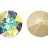 Кристалл Swarovski #1201 круглый 27мм, цвет #001 прозрачный, радужный, 1201-AB, 1шт - Кристалл Swarovski #1201 круглый 27мм, цвет #001 прозрачный, радужный, 1201-AB, 1шт