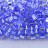 Бисер японский TOHO Cube кубический 3мм #0033 светлый сапфир, серебряная линия внутри, 5 грамм - Бисер японский TOHO Cube кубический 3мм #0033 светлый сапфир, серебряная линия внутри, 5 грамм