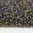 Бисер японский TOHO круглый 15/0 #0999 черный алмаз радужный, золотая линия внутри, 10 грамм - Бисер японский TOHO круглый 15/0 #0999 черный алмаз радужный, золотая линия внутри, 10 грамм