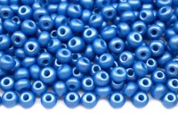 Бисер чешский PRECIOSA круглый 6/0 22020 лазурный синий, PermaLux, 50г