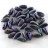 Бусины Chilli beads 4х11мм, два отверстия 0,9мм, цвет 23980/21195 черный/матовый фиолетовый ирис, 702-022, 10г (около 35шт) - Бусины Chilli beads 4х11мм, два отверстия 0,9мм, цвет 23980/21195 черный/матовый фиолетовый ирис, 702-022, 10г (около 35шт)