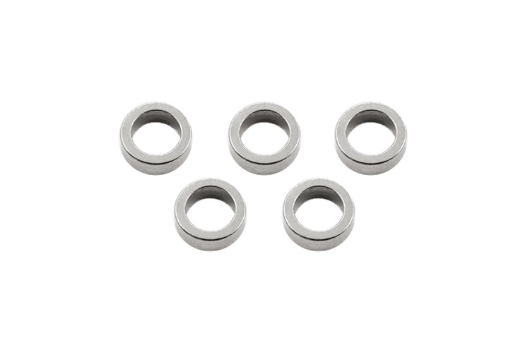 Бусина разделительная 6х2мм, отверстие 4мм, цвет серебро, хирургическая сталь, 24-202, 5шт Бусина разделительная 6х2мм, отверстие 4мм, цвет серебро, хирургическая сталь, 24-202, 5шт