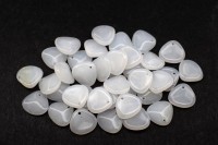 Бусины Rose Petal beads 8мм, отверстие 0,5мм, цвет 02010 белый, 734-007, около 10г (около 50шт)