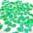Пайетки Листики Березовые 16х9мм, цвет зеленый полупрозрачный, , 20г - Пайетки Листики Березовые №11, размер 16*9мм, цвет зеленый полупрозрачный (116/9*16мм), 20 г
