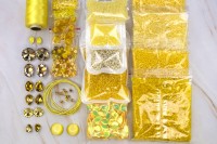 Набор для рукоделия, светло-желтая гамма цветов, 59-035, 1 шт