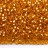 Бисер японский MIYUKI круглый 11/0 #0004F темное золото, матовый, серебряная линия внутри, 10 грамм - Бисер японский MIYUKI круглый 11/0 #0004F темное золото, матовый, серебряная линия внутри, 10 грамм