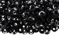 Пайетки объёмные 6мм, цвет 50113 черный/голографик, пластик, 1022-158, 10 грамм