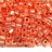 Бисер чешский PRECIOSA кубический 3,4х3,4мм 08289 оранжевый, серебряная линия внутри, 50г - Бисер чешский PRECIOSA кубический 3,4х3,4мм 08289 оранжевый, серебряная линия внутри, 50г