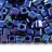 Бисер японский TOHO Cube кубический 4мм #0088 космос, металлизированный, 5 грамм - Бисер японский TOHO Cube кубический 4мм #0088 космос, металлизированный, 5 грамм