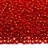Бисер японский TOHO круглый 11/0 #0025B сиамский рубин, серебряная линия внутри, 10 грамм - Бисер японский TOHO круглый 11/0 #0025B сиамский рубин, серебряная линия внутри, 10 грамм