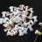 Бусины Tee beads 2х8мм, отверстие 0,5мм, цвет 02010/28701 белый АВ, 730-016, 10г (около 50шт) - Бусины Tee beads 2х8мм, отверстие 0,5мм, цвет 02010/28701 белый АВ, 730-016, 10г (около 50шт)