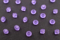 Бусины биконусы хрустальные 3мм, цвет VIOLET MATT, 745-072, 20шт