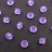 Бусины биконусы хрустальные 3мм, цвет VIOLET MATT, 745-072, 20шт - Бусины биконусы хрустальные 3мм, цвет VIOLET MATT, 745-072, 20шт