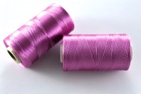 Нитки Doli для кистей и вышивки, цвет 0127 розовый, 100% вискоза, 500м, 1шт