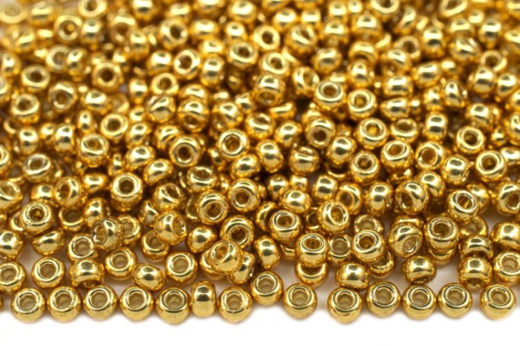 Бисер японский MIYUKI круглый 11/0 #4202-2TB золото, Duracoat гальванизированный, 1 туба (около 8 грамм) Бисер японский MIYUKI круглый 11/0 #4202-2TB золото, Duracoat гальванизированный, 1 туба (около 8 грамм)