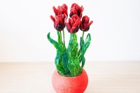 Тюльпаны из бисера, набор для рукоделия, 60-049, 1 шт