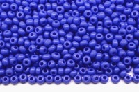 Бисер чешский PRECIOSA круглый 10/0 33040 синий непрозрачный, 20 грамм