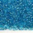 Бисер чешский PRECIOSA круглый 10/0 67010 голубой, серебряная линия внутри, 1 сорт, 50г - Бисер чешский PRECIOSA круглый 10/0 67010 голубой, серебряная линия внутри, 1 сорт, 50г