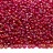 Бисер японский MIYUKI круглый 11/0 #1010 красный, радужный, серебряная линия внутри, 10 грамм - Бисер японский MIYUKI круглый 11/0 #1010 красный, радужный, серебряная линия внутри, 10 грамм