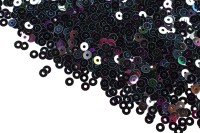 Итальянские пайетки плоские 3мм, цвет #9275 Scarabeo, 3 грамма