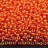 Бисер чешский PRECIOSA круглый 10/0 81016 янтарный прозрачный, оранжевая линия внутри, 20 грамм - Бисер чешский PRECIOSA круглый 10/0 81016 янтарный прозрачный, оранжевая линия внутри, 20 грамм