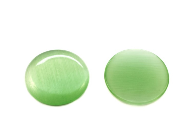 Кабошон круглый Кошачий глаз 20мм, цвет светло-зеленый, 2032-015, 2шт Кабошон круглый Кошачий глаз 20мм, цвет светло-зеленый, 2032-015, 2шт