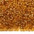 Бисер японский MIYUKI круглый 11/0 #0004 темное золото, серебряная линия внутри, 10 грамм - Бисер японский MIYUKI круглый 11/0 #0004 темное золото, серебряная линия внутри, 10 грамм