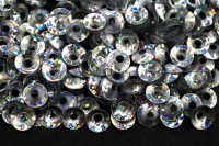 Пайетки объёмные 6мм, цвет 50112 серебро/голографик, пластик, 1022-155, 10 грамм