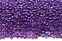 Бисер японский TOHO круглый 11/0 #0252 морская вода/фиолетовый, окрашенный изнутри, 10 грамм