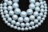 Жемчуг Swarovski 5810 #966 8мм Crystal Pastel Blue Pearl, 5810-8-966, 5шт
