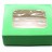 Подарочная коробочка 10х8х3,5см, цвет зеленый, картон, 31-042, 1шт - Подарочная коробочка 10х8х3,5см, цвет зеленый, картон, 31-042, 1шт