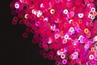 Итальянские пайетки плоские 3мм, цвет #0116 Rosa Fluo, 3 грамма