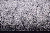 Бисер MIYUKI Spacer 2,2х1 мм #0131 хрусталь, прозрачный, 5 грамм