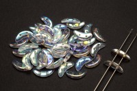 Бусины Crescent beads 10х3мм, цвет 0310-X00030 Crystal AB, 708-106, 5г (около 40 шт)