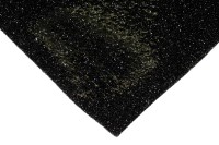 Кожзам Глиттер, размер 20х30см, цвет черный, 1028-075, 1шт