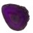 Срез Агата природного, оттенок фиолетовый, 64х50х5мм, отверстие 2мм, 37-209, 1шт - Срез Агата природного, оттенок фиолетовый, 64х50х5мм, отверстие 2мм, 37-209, 1шт