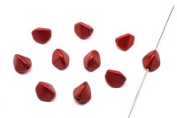 Бусины Pinch beads 7х7мм, отверстие 0,8мм, цвет 02010/01890 красный металлик, 755-004, 10шт