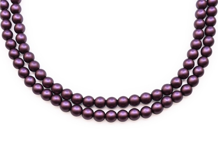 Жемчуг Preciosa, цвет 70161 матовый фиолетовый, 5мм, 10шт Жемчуг Preciosa, цвет 70161 матовый фиолетовый, 5мм, 10шт