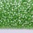 Бисер чешский PRECIOSA круглый 10/0 78161 зеленый, серебряная линия внутри, 1 сорт, 50г - Бисер чешский PRECIOSA круглый 10/0 78161 зеленый, серебряная линия внутри, 1 сорт, 50г