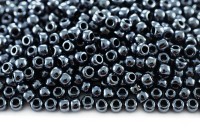 Бисер японский TOHO круглый 6/0 #0081 гематит, металлизированный, 10 грамм