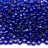 Бисер чешский PRECIOSA круглый 10/0 67300 синий, серебряная линия внутри, квадратное отверстие, 5 грамм - Бисер чешский PRECIOSA круглый 10/0 67300 синий, серебряная линия внутри, квадратное отверстие, 5 грамм
