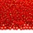 Бисер японский TOHO круглый 11/0 #0025 светлый сиамский рубин, серебряная линия внутри, 10 грамм - Бисер японский TOHO круглый 11/0 #0025 светлый сиамский рубин, серебряная линия внутри, 10 грамм