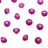 Бусины биконусы хрустальные 3мм, цвет FUCHSIA MATT, 745-005, 20шт - Бусины биконусы хрустальные 3мм, цвет FUCHSIA MATT, 745-005, 20шт